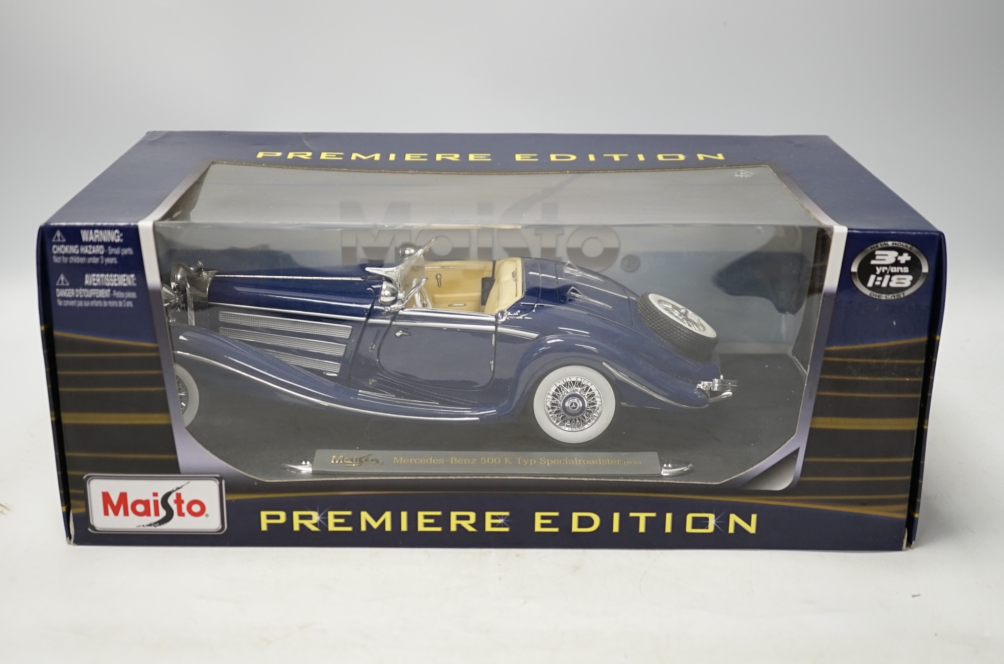 A quantity of diecast vehicles, including Burago, Harley Davidson, Maisto, etc. Condition - varies